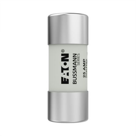 Eaton 25A Cartridge Fuse, 23 x 57 mm