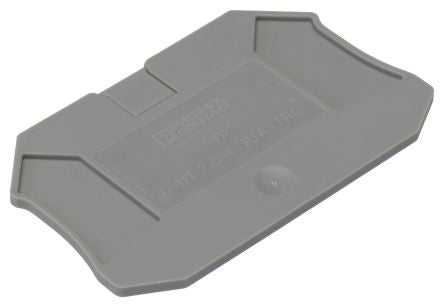 Phoenix Contact D-UT Series End Cover for Use with Modular Terminal Block