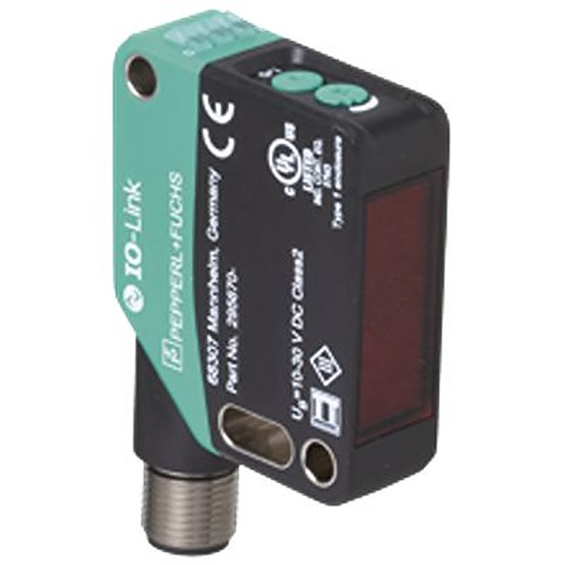 Pepperl + Fuchs Background Suppression Photoelectric Sensor, F Shaped Sensor