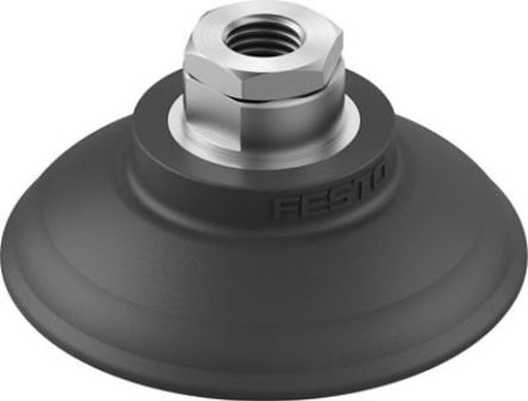 Festo 80 mm Round Nitrile Rubber (NBR) Vacuum Cup OGVM-80-G-N-G14F G 1/4