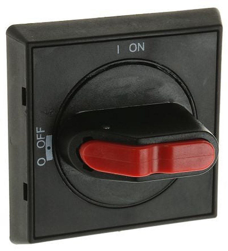ABB Black Rotary Handle, 43.5 mm, OHBS2RJ Series