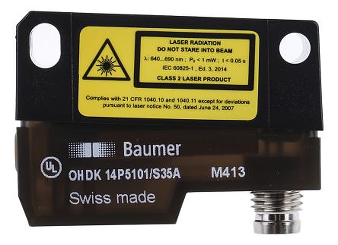 Baumer Diffuse Photoelectric Sensor, Block Sensor
