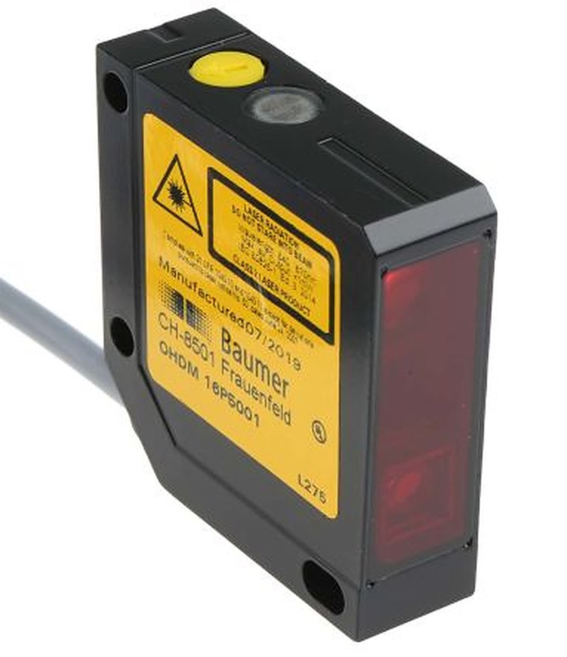Baumer Diffuse Photoelectric Sensor, Block Sensor