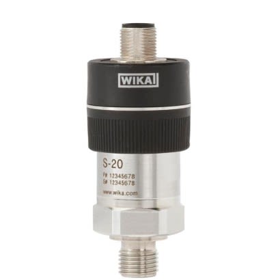 WIKA S-20 Series Pressure Sensor 0 bar 4 bar, Vacuum, Gauge, Absolute Reading