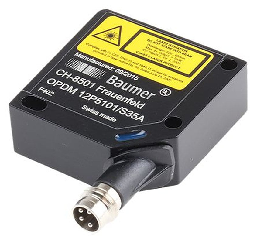 Baumer Retroreflective Photoelectric Sensor, Barrel Sensor