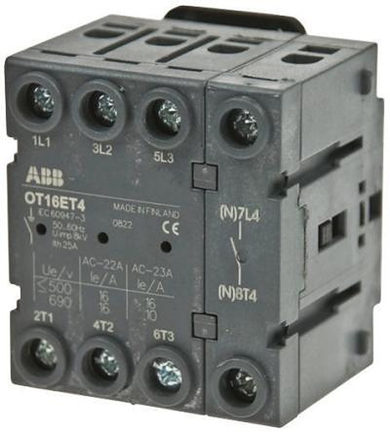 ABB 4-Pole Panel Mount Non-Fused Isolator Switch -, IP20, 25A, 560 kW