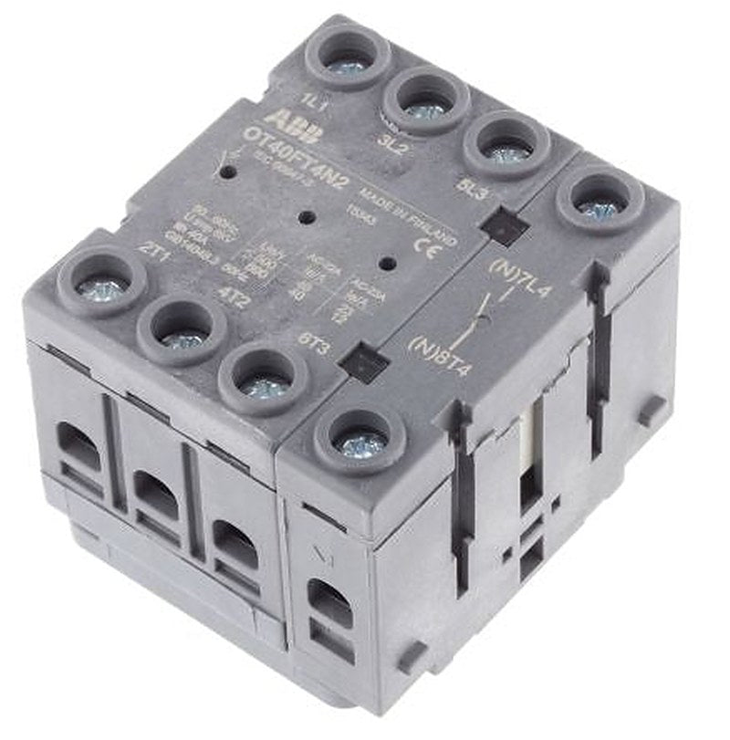 ABB 4-Pole Panel Mount Isolator Switch -, IP20, 40A, 75 kW