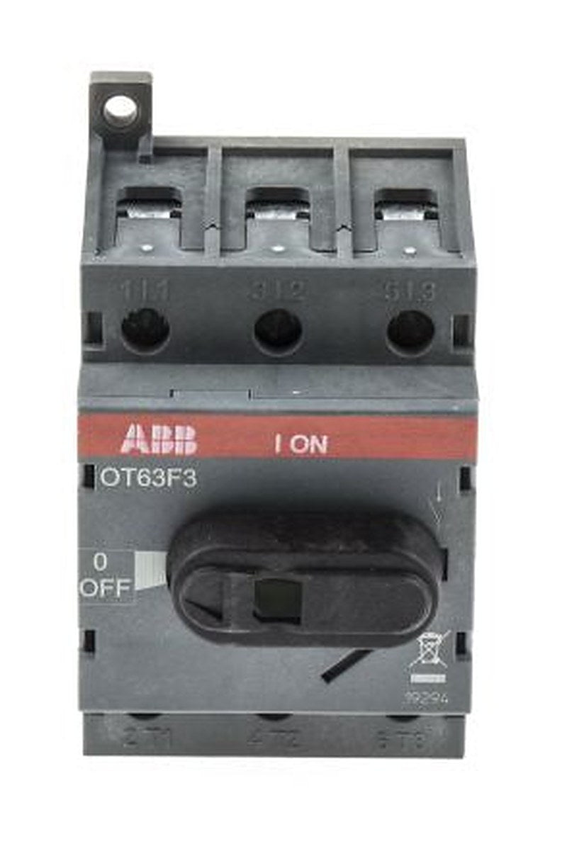 ABB 3-Pole Base Isolator Switch -, IP20, 63A, 560 kW