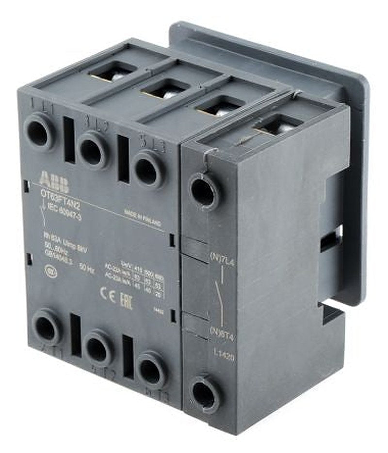 ABB 4-Pole Panel Mount Isolator Switch -, IP20, 63A, 560 kW