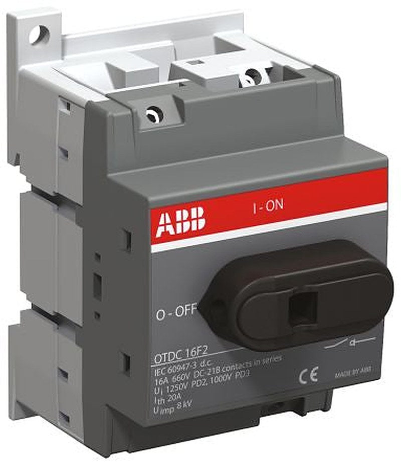 ABB 2-Pole Surface Isolator Switch -, IP20, 25A, 75 kW