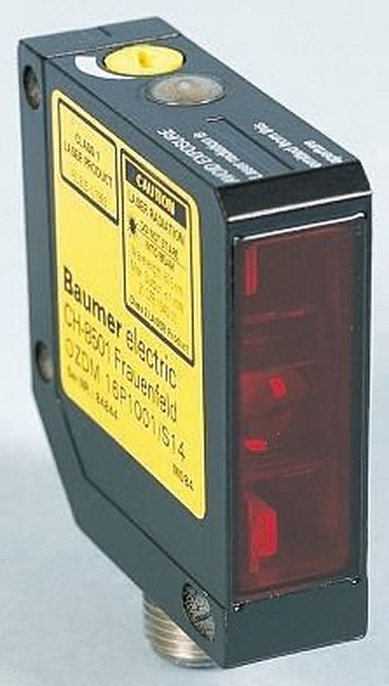 Baumer Diffuse Photoelectric Sensor, Block Sensor