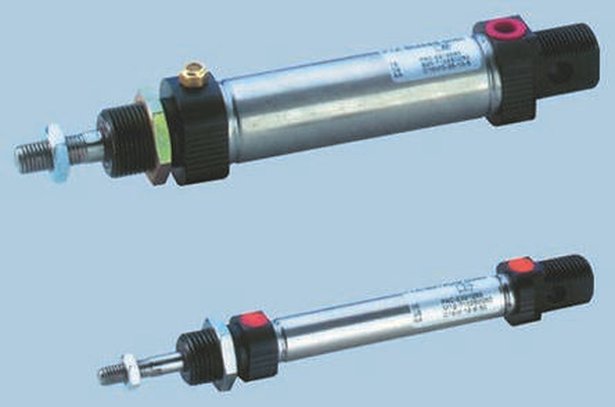 Parker 10 mm Pneumatic Piston Rod Cylinder - P1A Series, Double Acting Acting