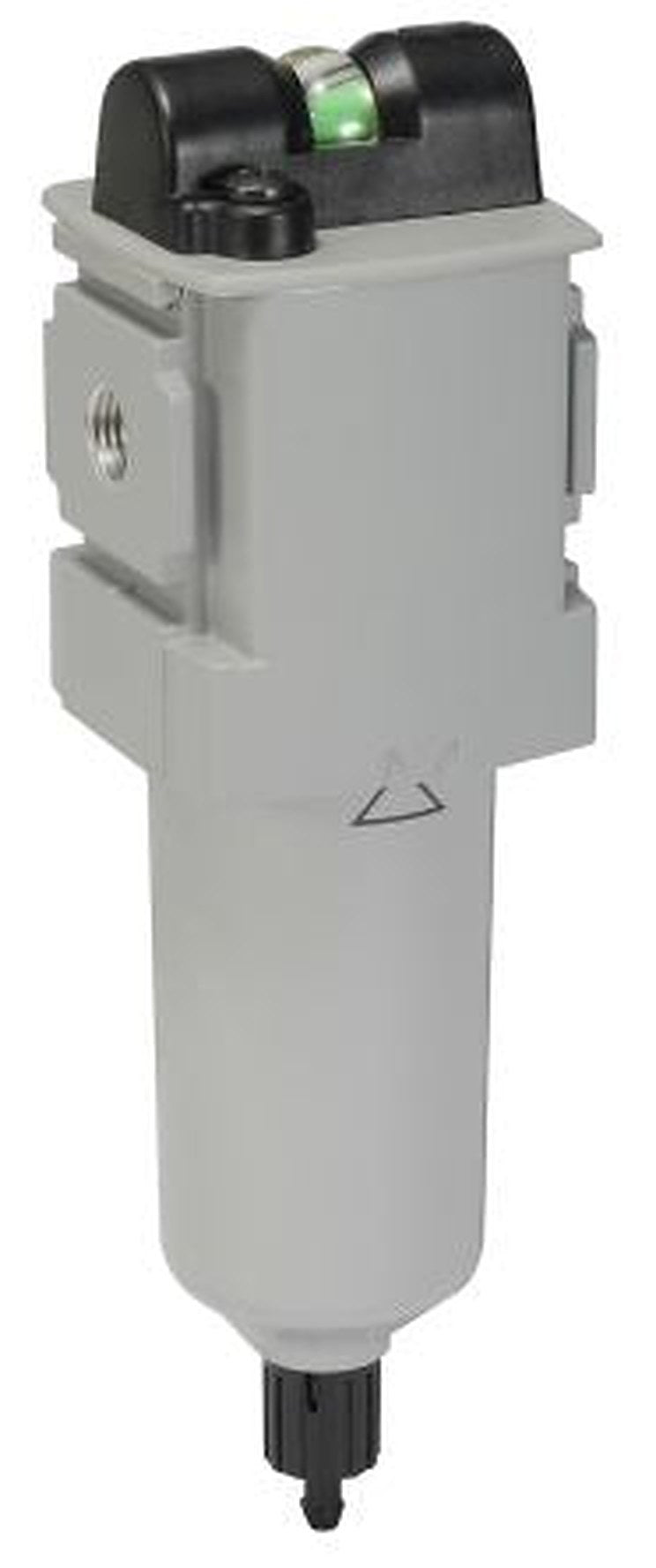 Parker P32 series 0.01 μm 1/2 in G 250 psi Pneumatic Filter 23 SCFM max with Manual drain