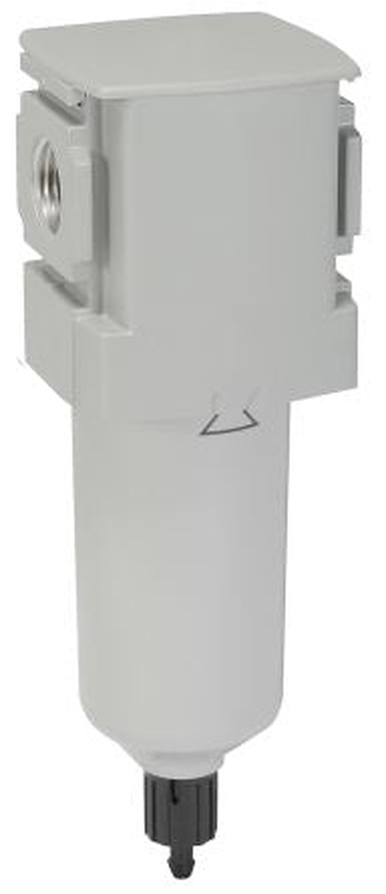Parker P32 series 5 μm 1/2 in 250 psi Pneumatic Filter 23 SCFM max with Automatic drain