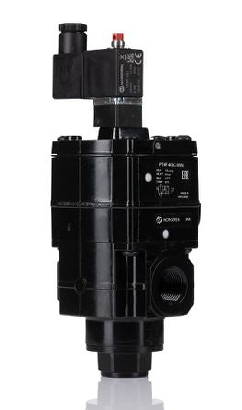 Norgren Pneumatic Solenoid Valve - Dump, Soft Start Up Pilot/Spring G P74F Series 24V dc
