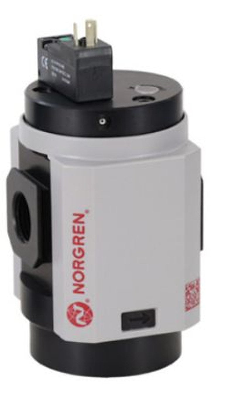 Norgren Pneumatic Solenoid/Pilot-Operated Control Valve - 3/2 Soft Start, Dump Solenoid G Excelon Plus Series 24V dc