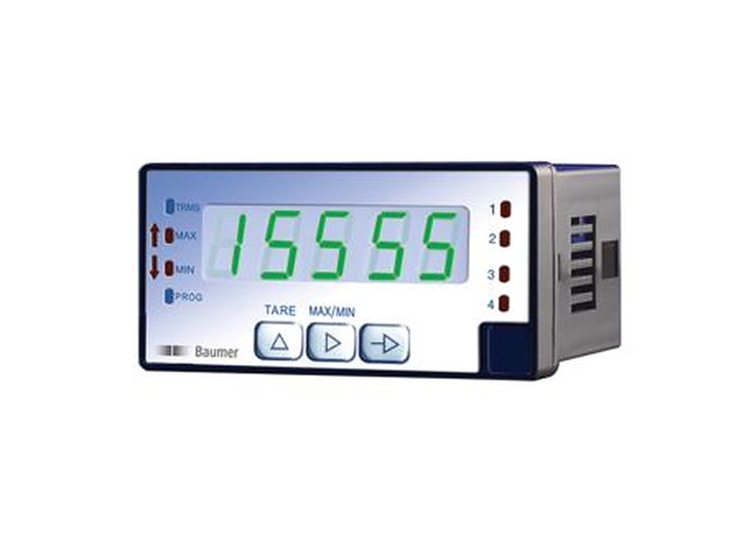Baumer PA418 LED Digital Panel Multifunction Meter for Current, Voltage, Power, 45 mm x 92 mm