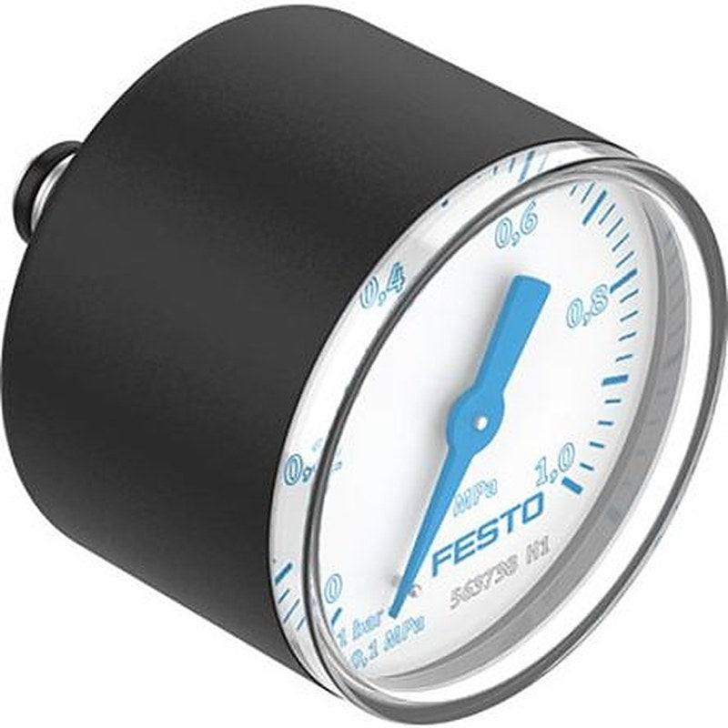 Festo 10 mm In-line Installation Pressure Gauge, 40 mm, 10 bar