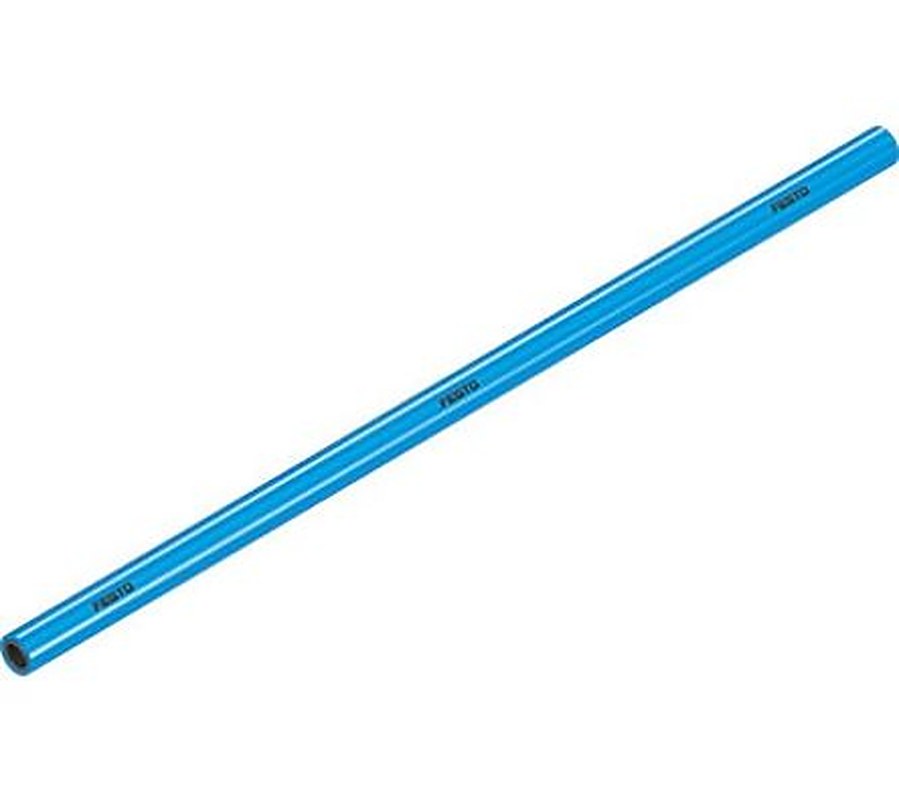 Festo Polyvinyl Chloride, Hose Pipe, 6 mm ID, 10 mm OD, Blue