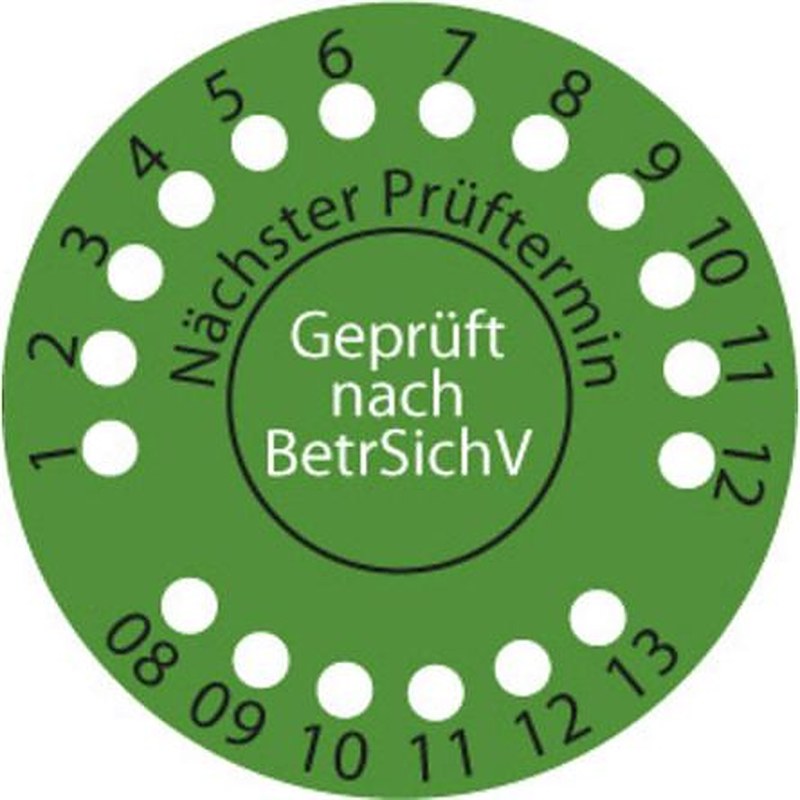 Fluke Green Safety Label