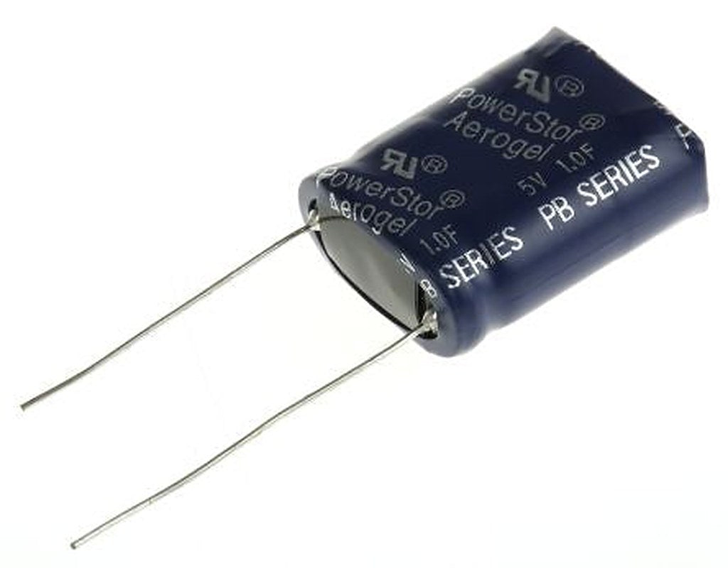 Eaton 1 F Supercapacitor -20 to 80 % Tolerance, Supercap PB 5V dc, Through Hole