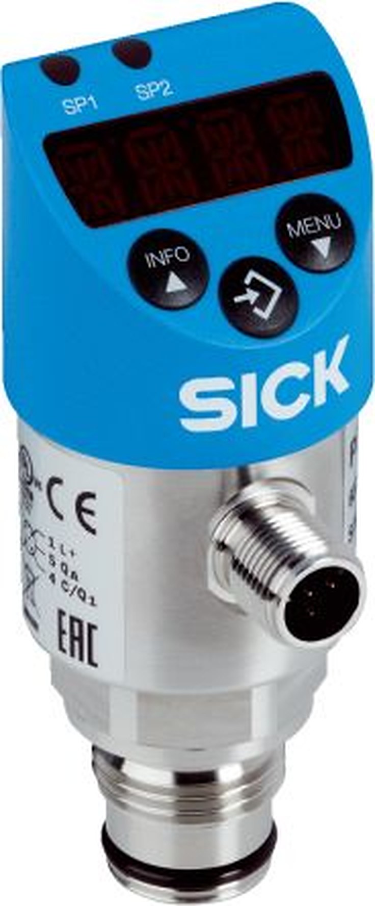 SICK PBS2 Series Pressure Sensor, IO-Link Output -1 bar 24 bar, Compound Reading