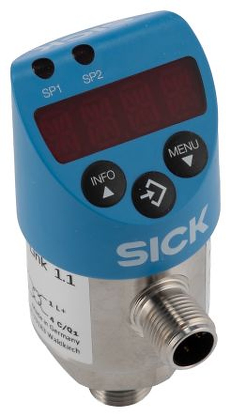 SICK PBS Plus Series Pressure Sensor, IO-Link Output 0 bar 100 bar, Relative Reading