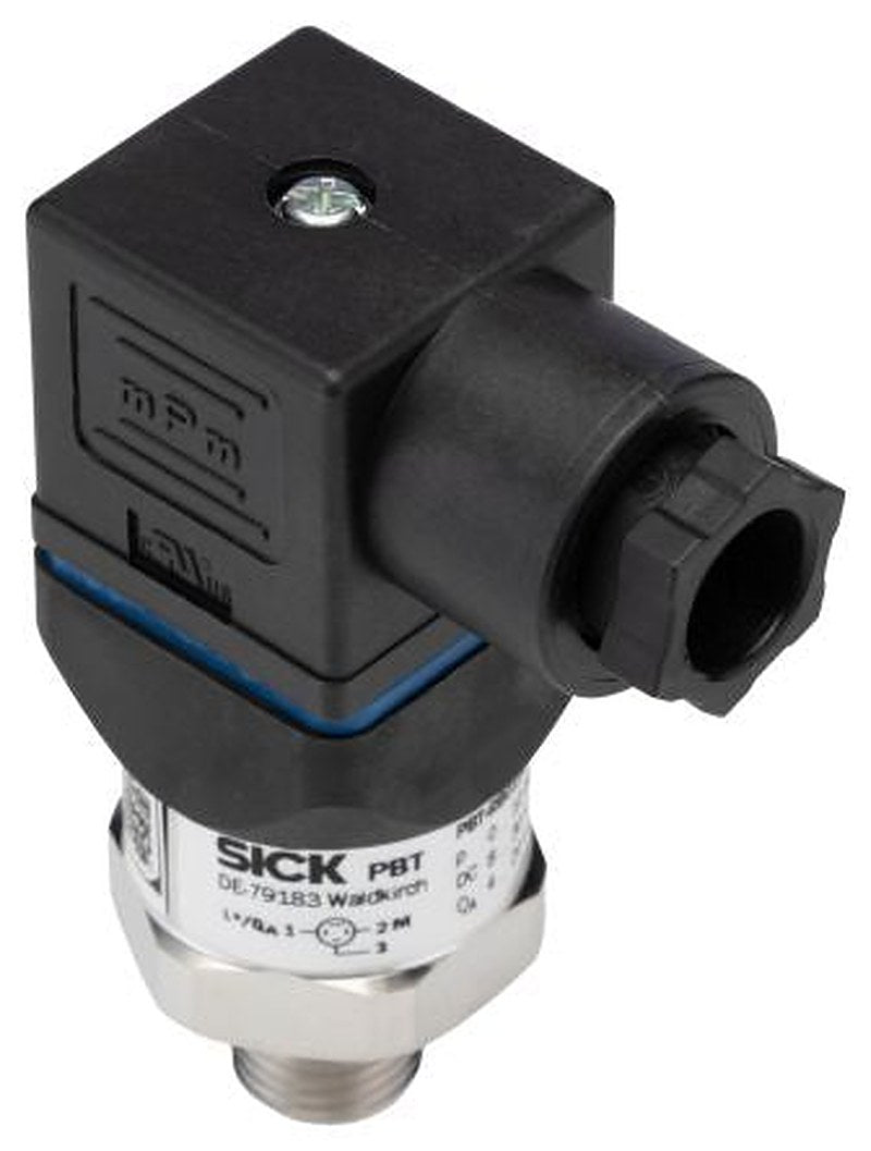 SICK PBT Series Pressure Sensor, Current Output 0 bar 10 bar, Gauge Reading