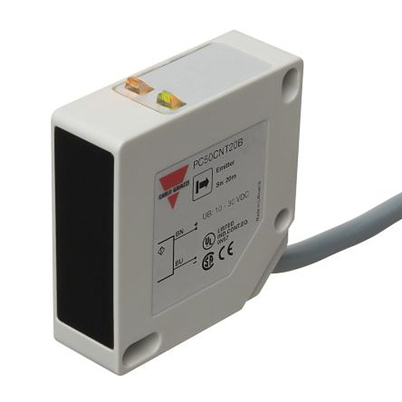 Carlo Gavazzi Through Beam Photoelectric Sensor, Rectangular Sensor