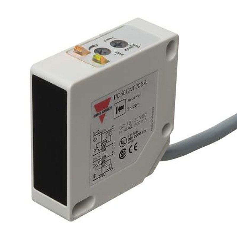 Carlo Gavazzi Through Beam Photoelectric Sensor, Rectangular Sensor