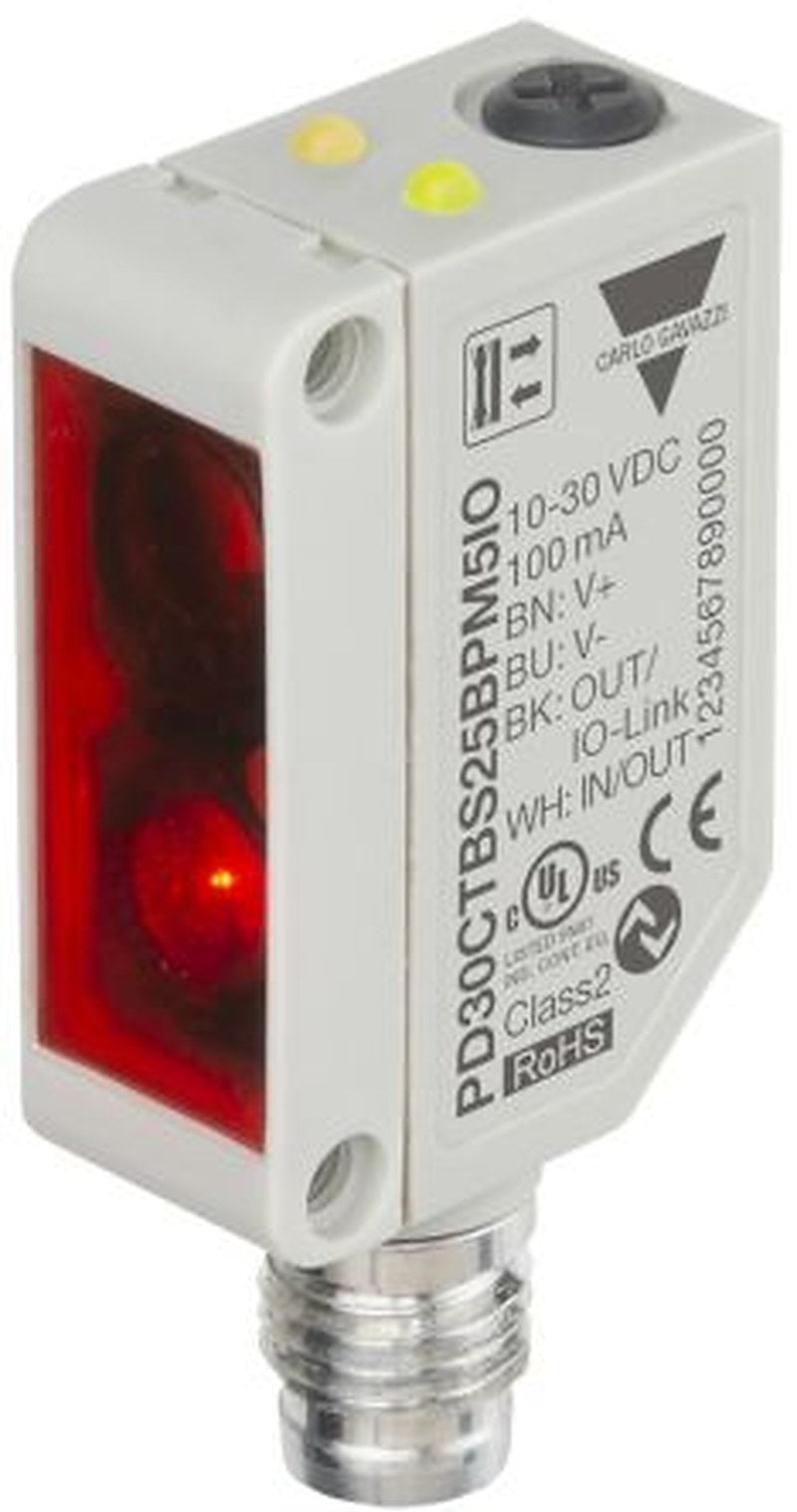 Carlo Gavazzi Diffuse Reflective Photoelectric Sensor, Rectangular Sensor