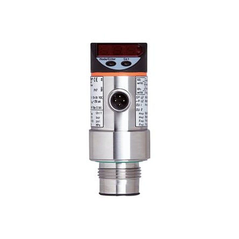 ifm electronic PF Series Pressure Sensor, Digital Output -1 bar 25 bar, Relative Reading