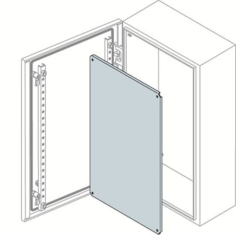 ABB SR/SRN Series Steel Plate for Use with Enclosure 600 mm x 559 mm x 400mm