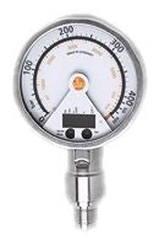 ifm electronic PG24 Series Pressure Sensor, Analogue, PNP NO/NC Output 0 bar, Relative Reading 400 bar