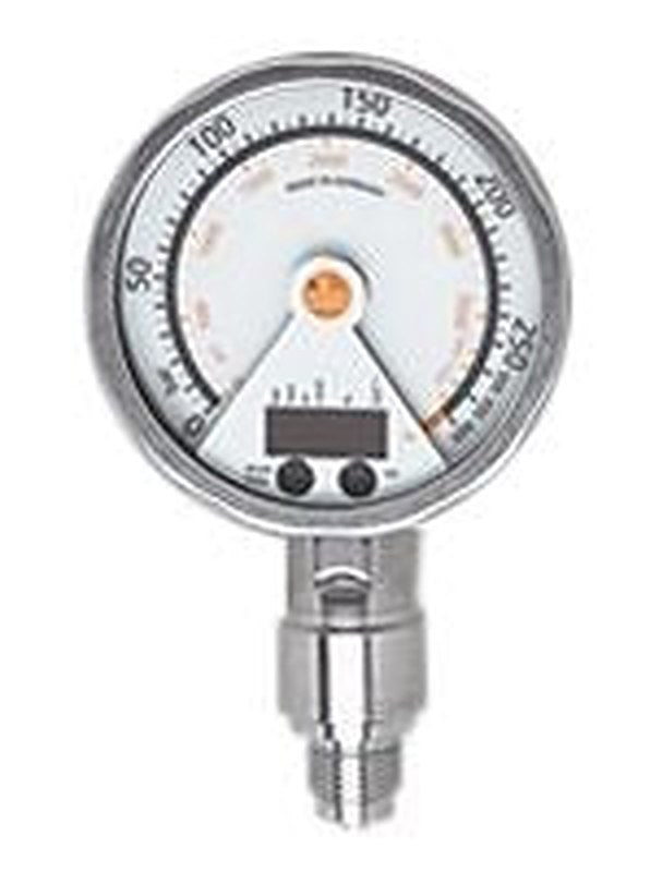 ifm electronic PG24 Series Pressure Sensor, Analogue, PNP NO/NC Output 0 bar, Relative Reading 250 bar