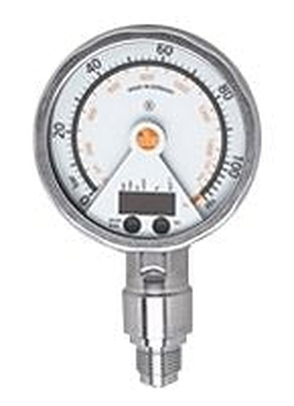 ifm electronic PG24 Series Pressure Sensor, Analogue, PNP NO/NC Output 0 bar, Relative Reading 100 bar