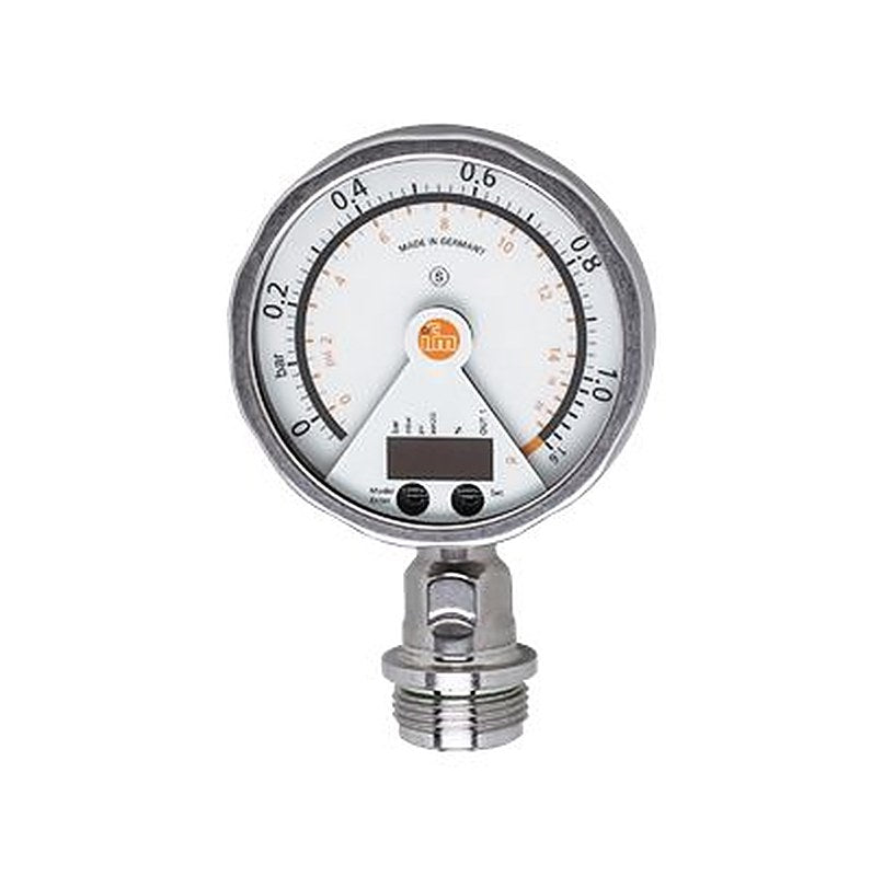 ifm electronic PG27 Series Pressure Sensor, 4 to 20 mA, NPN/PNP Output -0.05 bar 1 bar, Relative Pressure, Vacuum