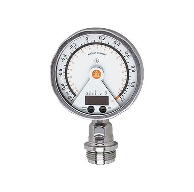 ifm electronic PG27 Series Pressure Sensor, 4 to 20 mA, NPN/PNP Output -1 bar 1 bar, Relative Pressure, Vacuum Reading