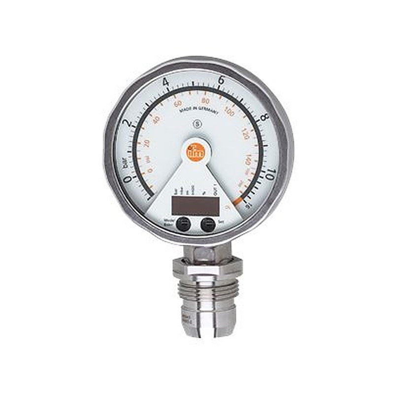 ifm electronic PG28 Series Industrial Pressure Sensor, 4 to 20 mA, NPN/PNP Output -1 bar 10 bar, Relative Pressure,