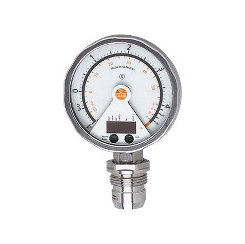 ifm electronic PG28 Series Industrial Pressure Sensor, NPN/PNP, 4 to 20 mA Output -1 bar 4 bar, Vacuum, Relative