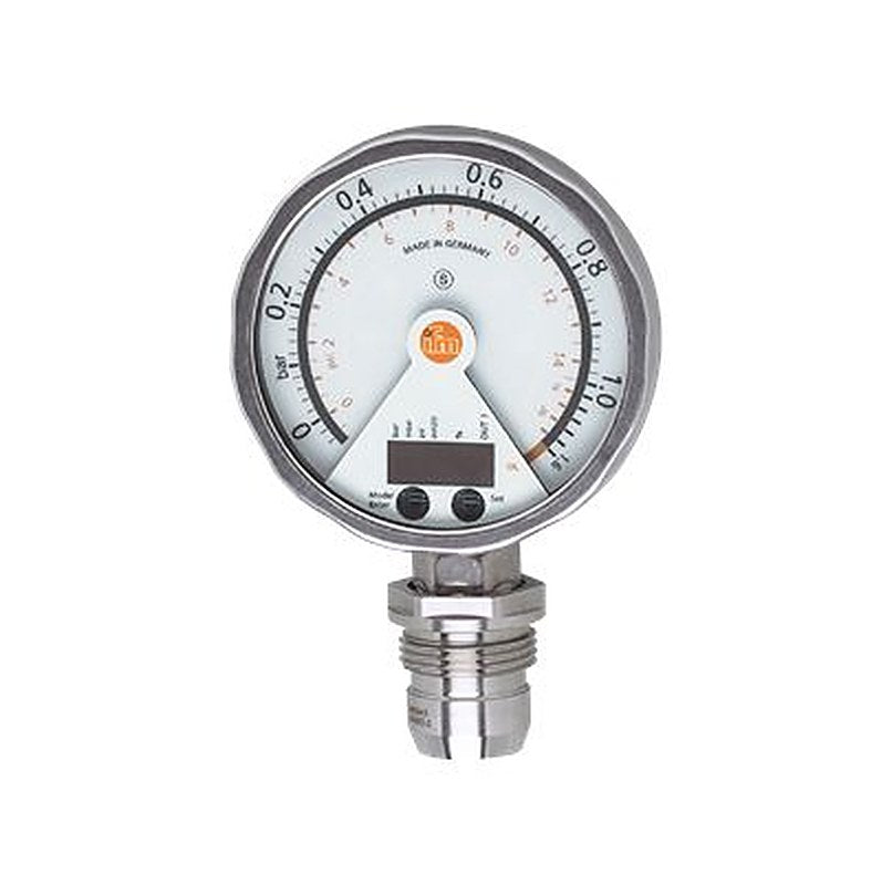 ifm electronic PG28 Series Pressure Sensor, 4 to 20 mA, NPN/PNP Output -0.05 bar 1 bar, Vacuum, Relative Pressure