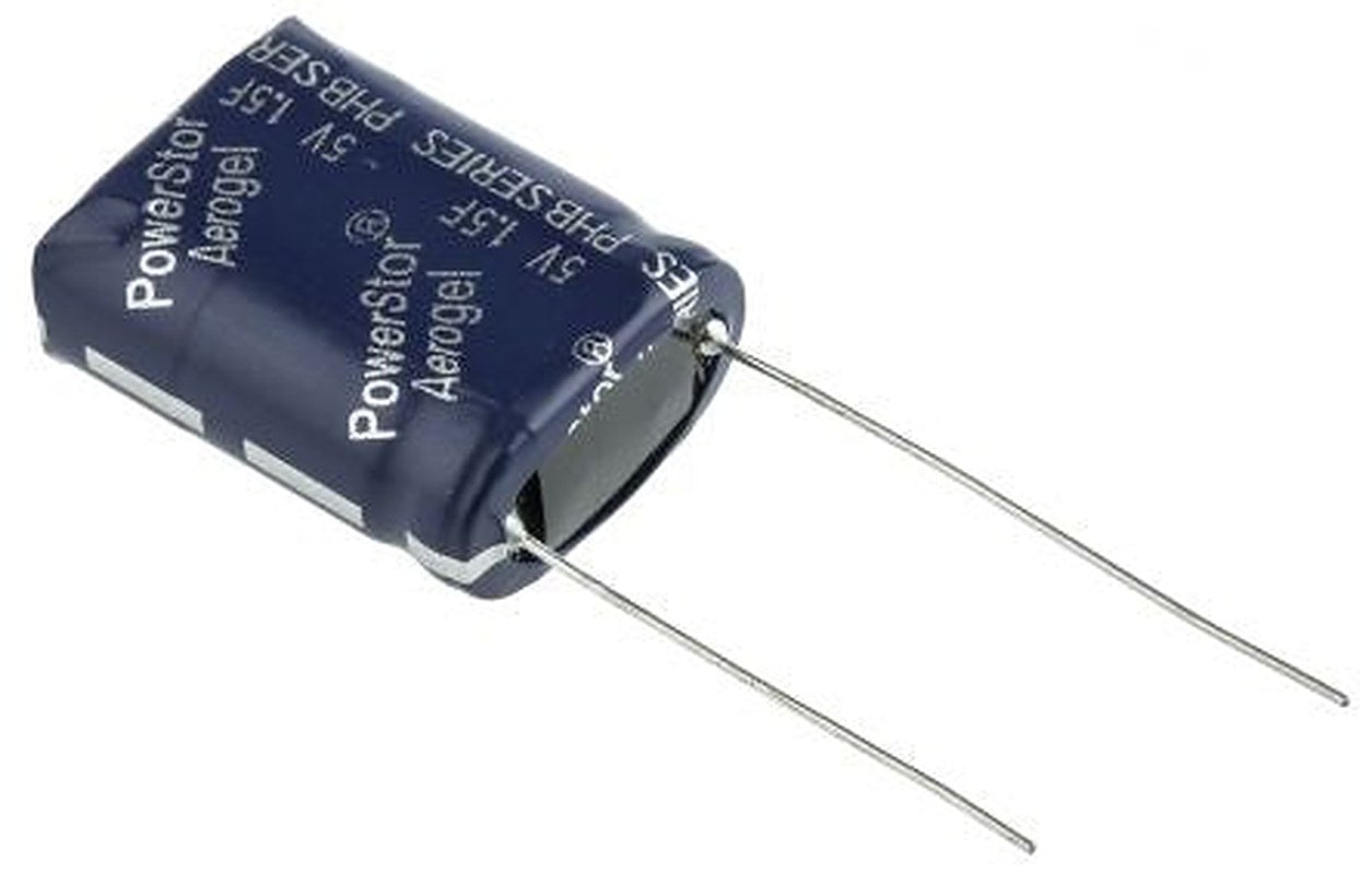 Eaton 1.5 F Supercapacitor -10 to 30 % Tolerance, Supercap PHB 5V dc, Through Hole