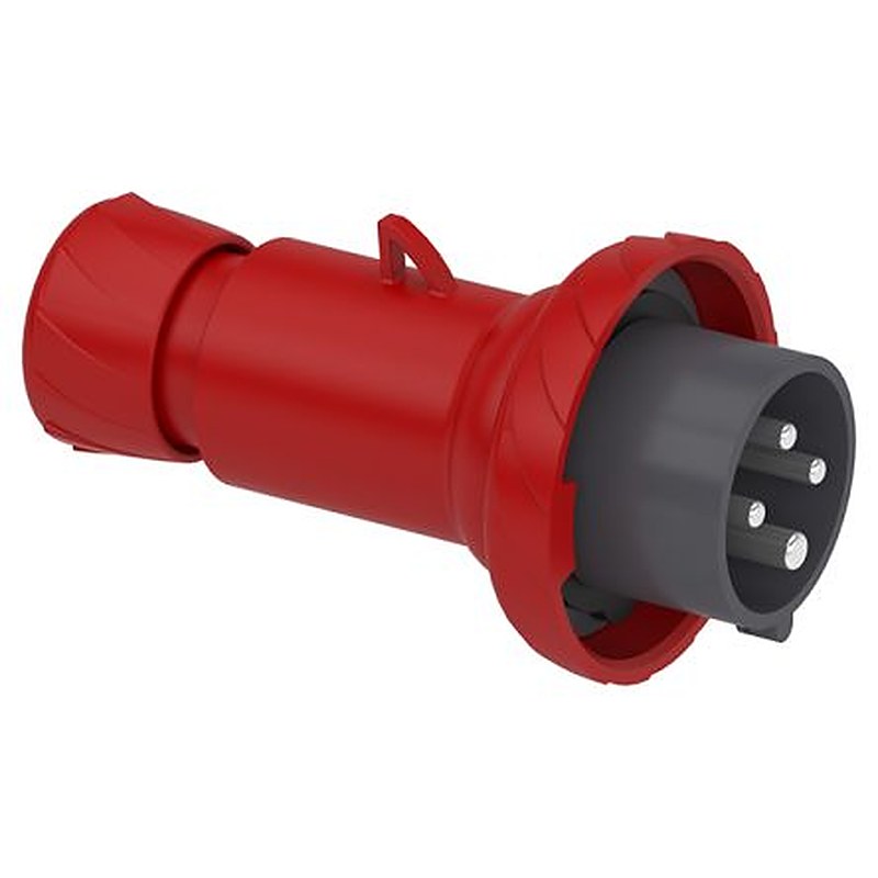 Schneider Electric, PKE16M734 IP67 Grey Wall Mount Mount 3P+N+PE Straight Industrial Power Connector, 16A, 380V Phase
