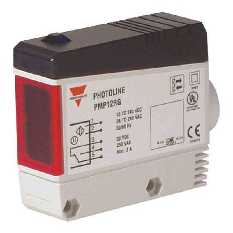 Carlo Gavazzi Retroreflective Photoelectric Sensor, Block Sensor