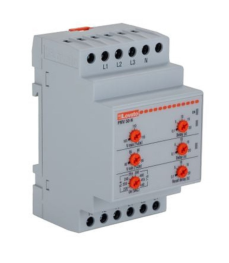 Lovato Monitoring Relay, 3 Phase, SPDT, DIN Rail, 380V ac, 440 V ac