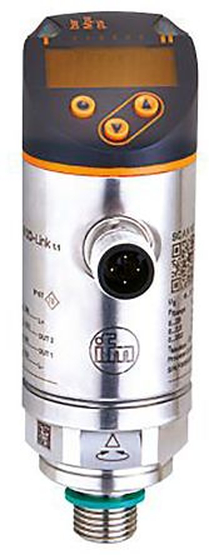 ifm electronic PN Series Pressure Sensor, Analogue, PNP NO/NC Output 0 bar, Relative Reading 25 bar