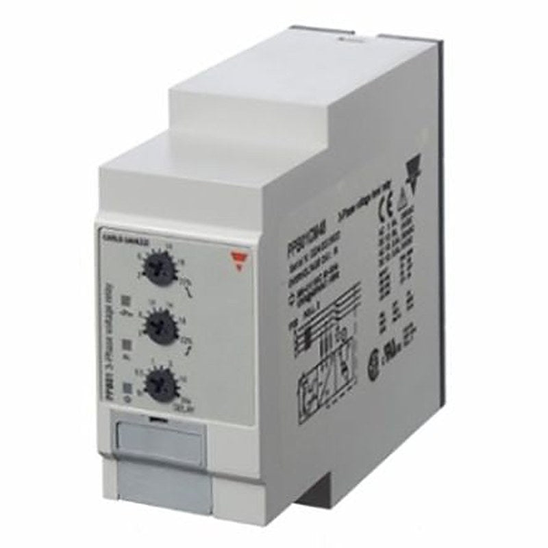 Carlo Gavazzi Monitoring Relay, 3 Phase, 323/475 V ac Monitor Range, SPDT, DIN Rail, 380V ac, 415 V ac 24 V dc