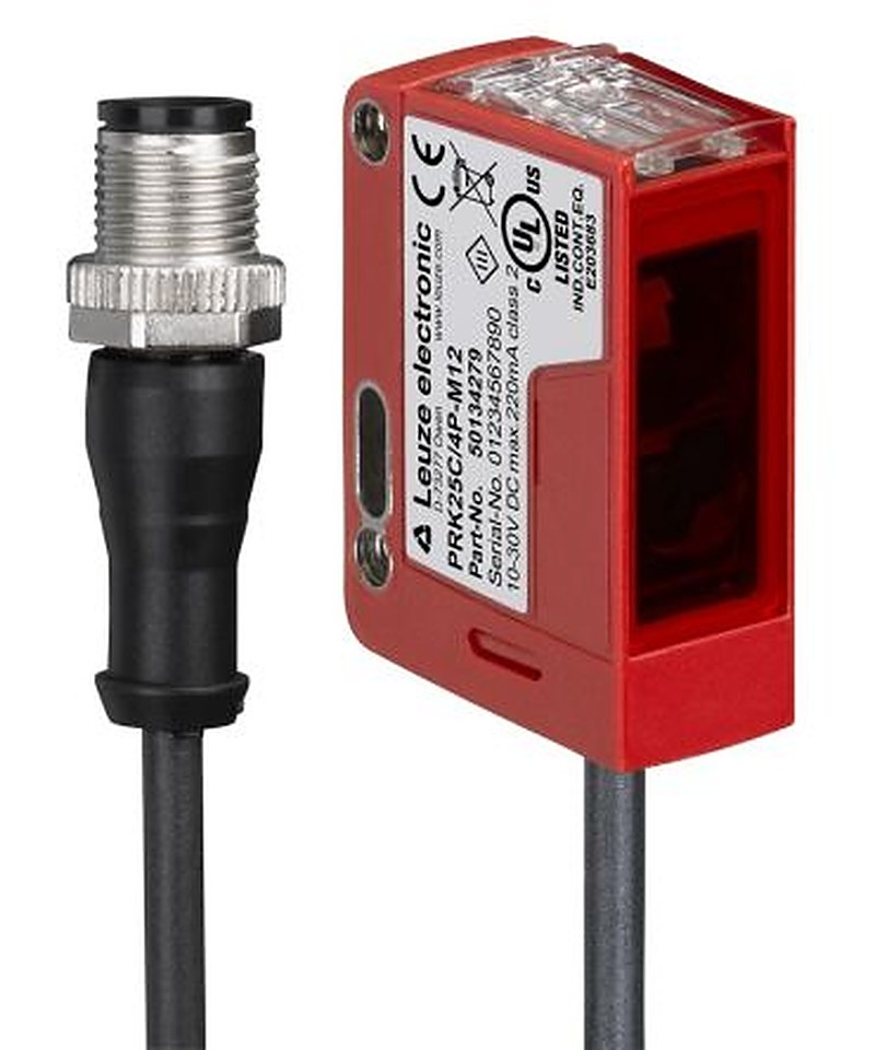Leuze Polarised Retroreflective Photoelectric Sensor, Rectangular Sensor
