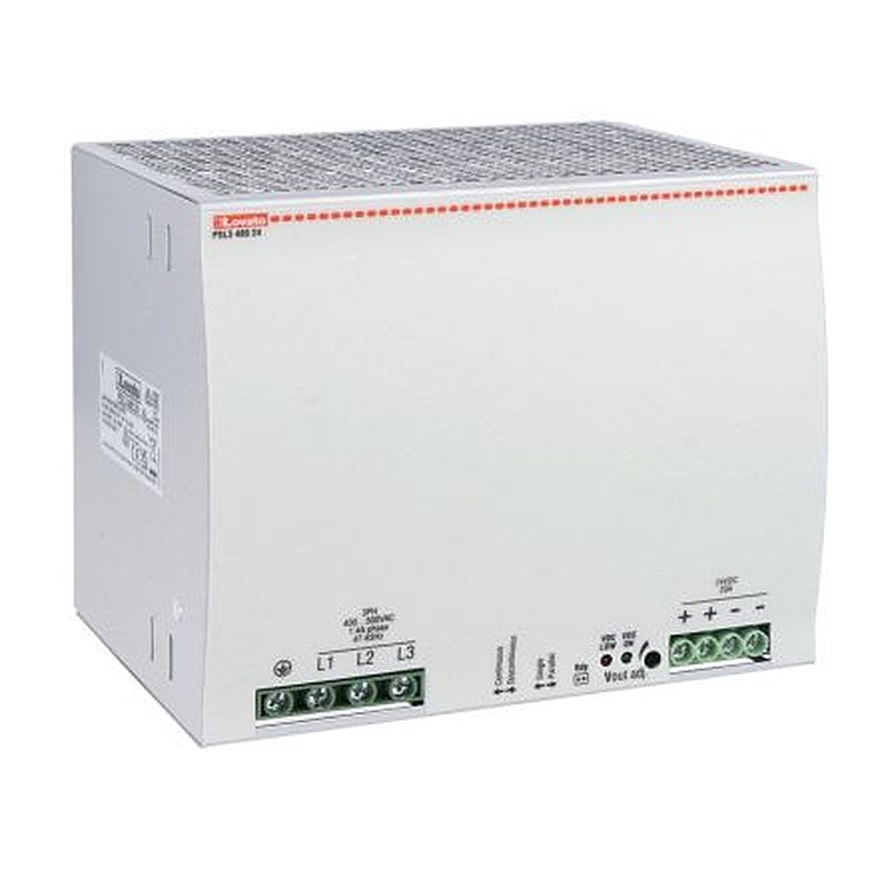 Lovato PSL Power Supply DIN Rail Power Supply 500V ac AC Input 24V dc, 20 A Output DC 480 W