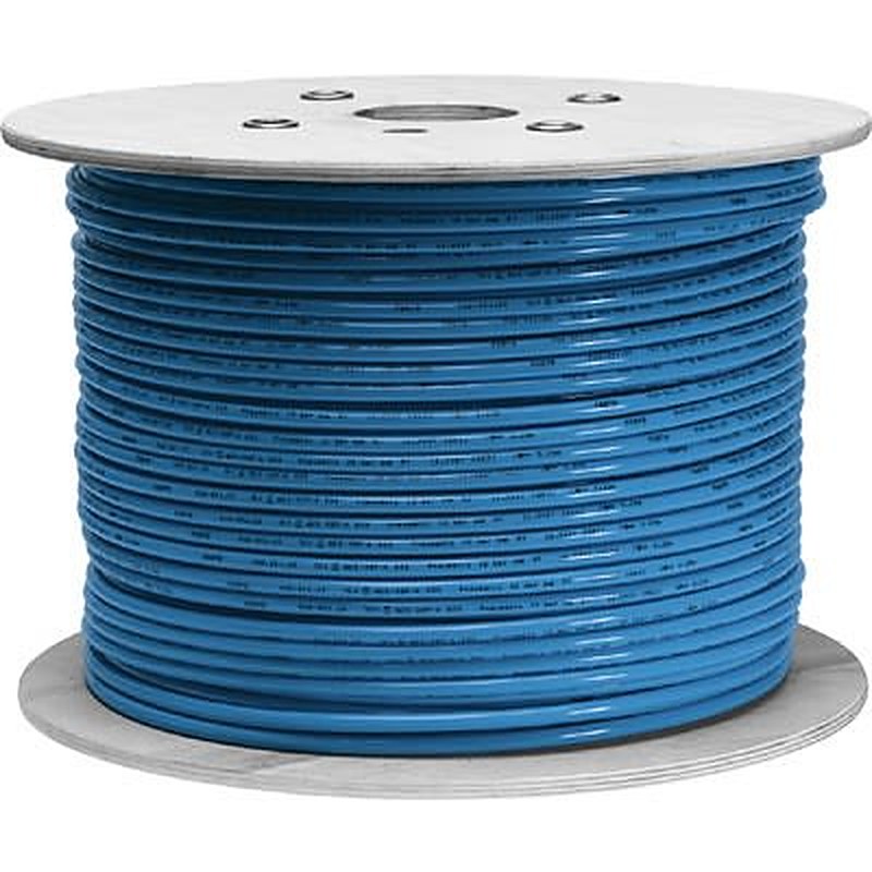 Festo Thermoplastic Elastomer, Flexible Tubing, 2.6 mm ID, 4 mm OD, Blue